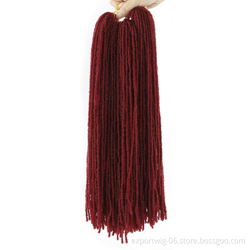 Micro Locs Sister Locs Synthetic Crochet Hair Extension Jumbo Braids Dreadlock Extensions Curly Braid Hair